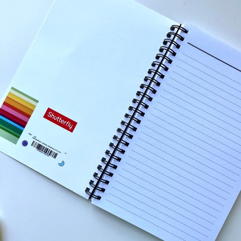 Stripes Notebook and calendar planner